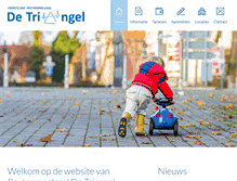 Tablet Screenshot of peuterspeelzaaldetriangel.nl